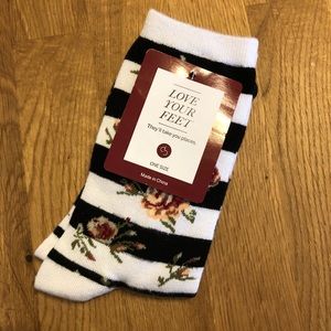 Floral Stripe Socks